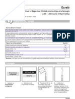 Calcium Et Magnésium Méthode Colorimétrique À La Calmagite