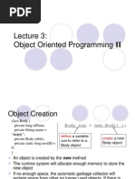 Object Oriented Programming II