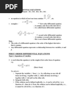 Dy DX Dy DX X Dy DX Y: Topic 7: Differential Equations