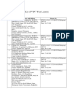 Vsat User Licenses