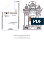 20 Constant. O Familie de Literati
