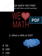 5th Grade CST Math Prep Key Standards With Hints and Explanations