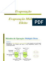 Evaporação Múltiplo Efeito Teoria e Exemplo (Modo de Compatibilidade)