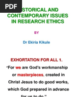 Ethics in Research - Ucu