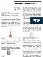 Lista 2 Dilatacao Dos Liquidos