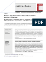 Tecnicas de Monitoreo Hemodinamico PDF