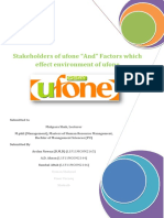 Ufone Stakeholders