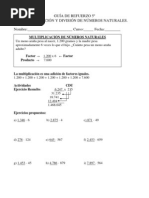 Guía de Refuerzo 5º