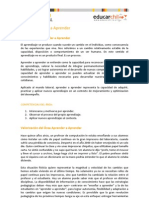 Recursos Conceptuales APRENDER A APRENDER