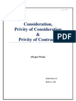 Consideration and Privity