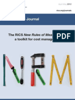 RICS Journal Construction Apr May 2012