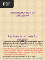 An Introduction To Valuation