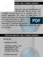 Tipos de Join en T-SQL