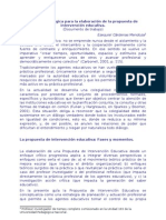 Guia Metodologica para La Elaboracion de La Propuesta de Intervencion Educativa