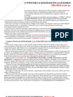 HECHOS 9.26-31 - Como Vencer La Soledad en La Iglesia