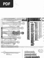 Adolescencia, Posmo y Esc. Sec. Obiols. Cap.I PDF