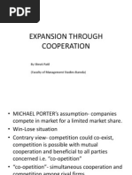 Expansion Through Cooperation-2013