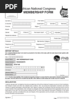 Anc Mebership Form