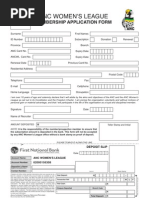 ANC Women's League Form