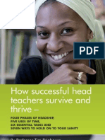 How Head Teachers Survive and Thrive by Prof Tim Brighouse