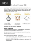 What's New in Autodesk Inventor 2014