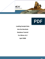 Loading Sample Data Into The Borehole Database