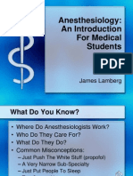 Anesthesiology Medical Students