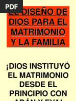 El Diseno de Dios para La Familia