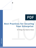 Best Practices For Securing Your Enterprise:: 10 Things You Need To Know