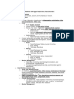 Chapter 22 Management of Patients With Upper Respiratory Tract Disorders