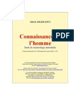 ADLER 1927 Connaissance de L'homme