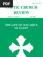 Coptic Church Review 2000 Fall - Vol22. No. 3