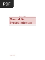 Manual de Procedimientos Del Hotel FIESTA INN