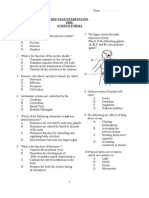 Science Form 4 Exam Question