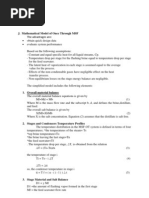 J. Mathematical Model of Once Through MSF: T, Is Obtained From The Relation T (To-Tn) /N