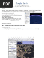 Google Earth Worksheet