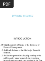 Dividend Theories