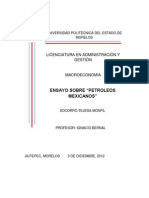 Ensayo de Macroeconomia