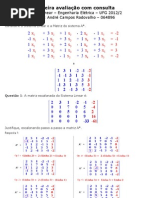 Exercícios de Álgebra Linear 3