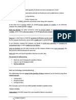 Short Run Technology Constraint (Barriers)