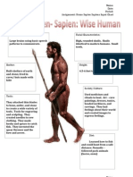 Master Homo Sapien Sapiens Detailed Input