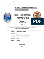 Sistema de Informacion para El Control de Caja Del Isc