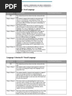 PYP Language Rubric Draft