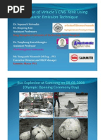 Evaluation of Vehicle's CNG Tank Using Acoustic Emission