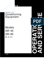 Carrier Bus Air Conditioning Unit Model GR-45&GR-60 Operation&Service Manual Pub.#T295