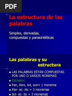 La Estructura de Las Palabras