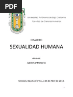 Ensayo de 11 Temas Sexualidad Humana