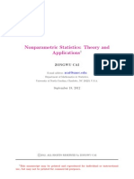 Nonparametric Notes