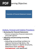 Essentials of Financial Statement Analysis