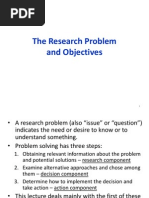 Lecture6 Research Problem & Objectives Chap6